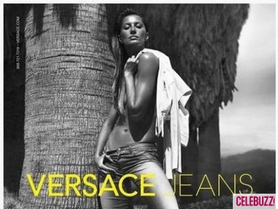 Modelki topless w kolekcji jeansów Versace!