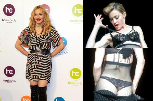 Madonna pokazuje PIERSI i TYŁEK!